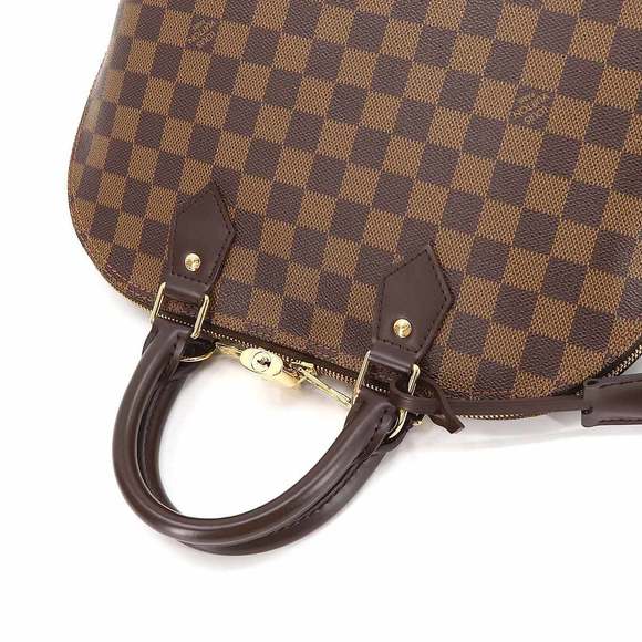 Louis Vuitton Damier Alma PM Hand Bag Ebene Brown - Picture 5 of 8